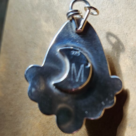 Double Opal Necklace,  Sterling Silver *HOLD* - Picture 4 of 5